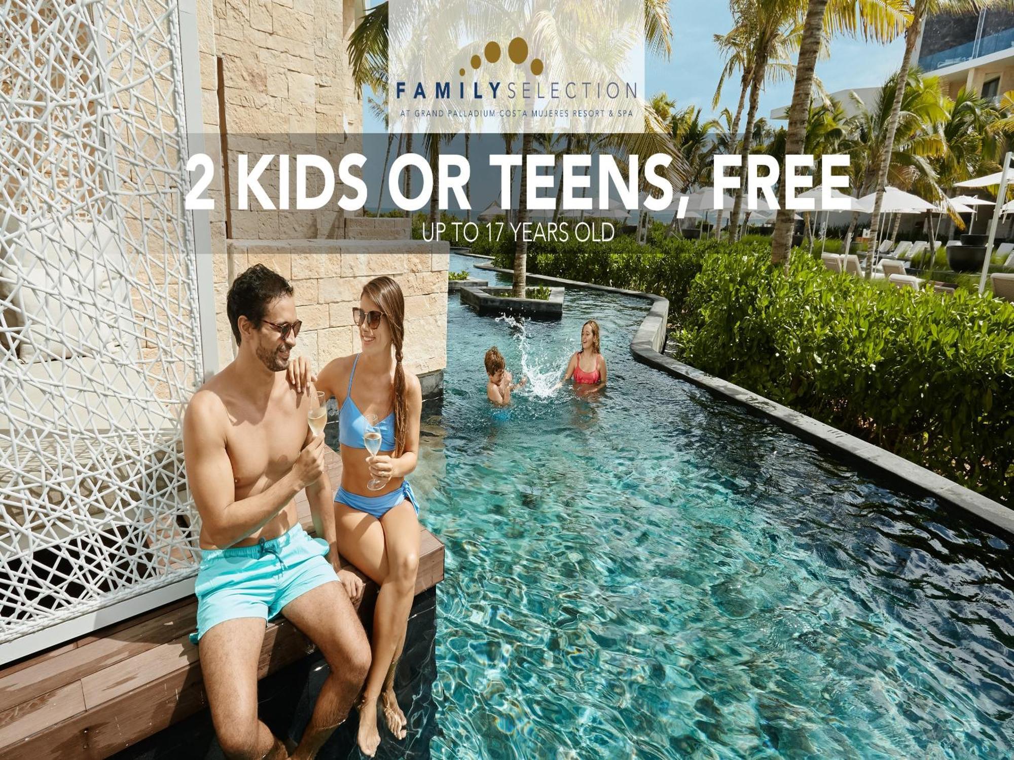 Family Selection At Grand Palladium Select Costa Mujeres Cancún Kültér fotó